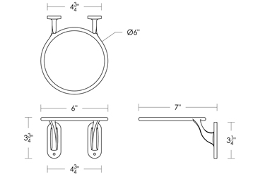 Towel Ring 7 inch